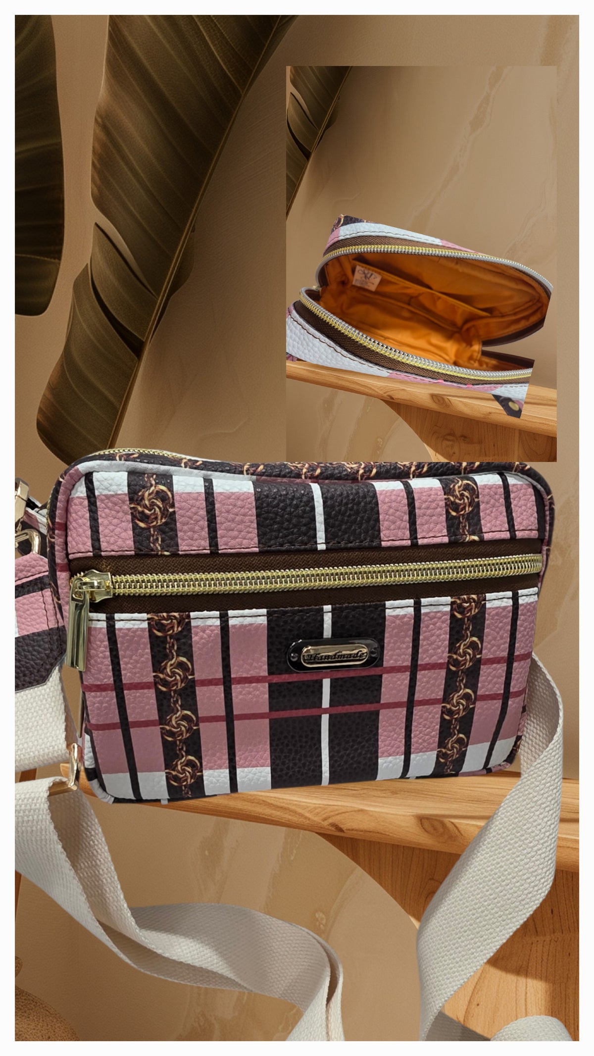 Cross-body and waist bag (all in one)