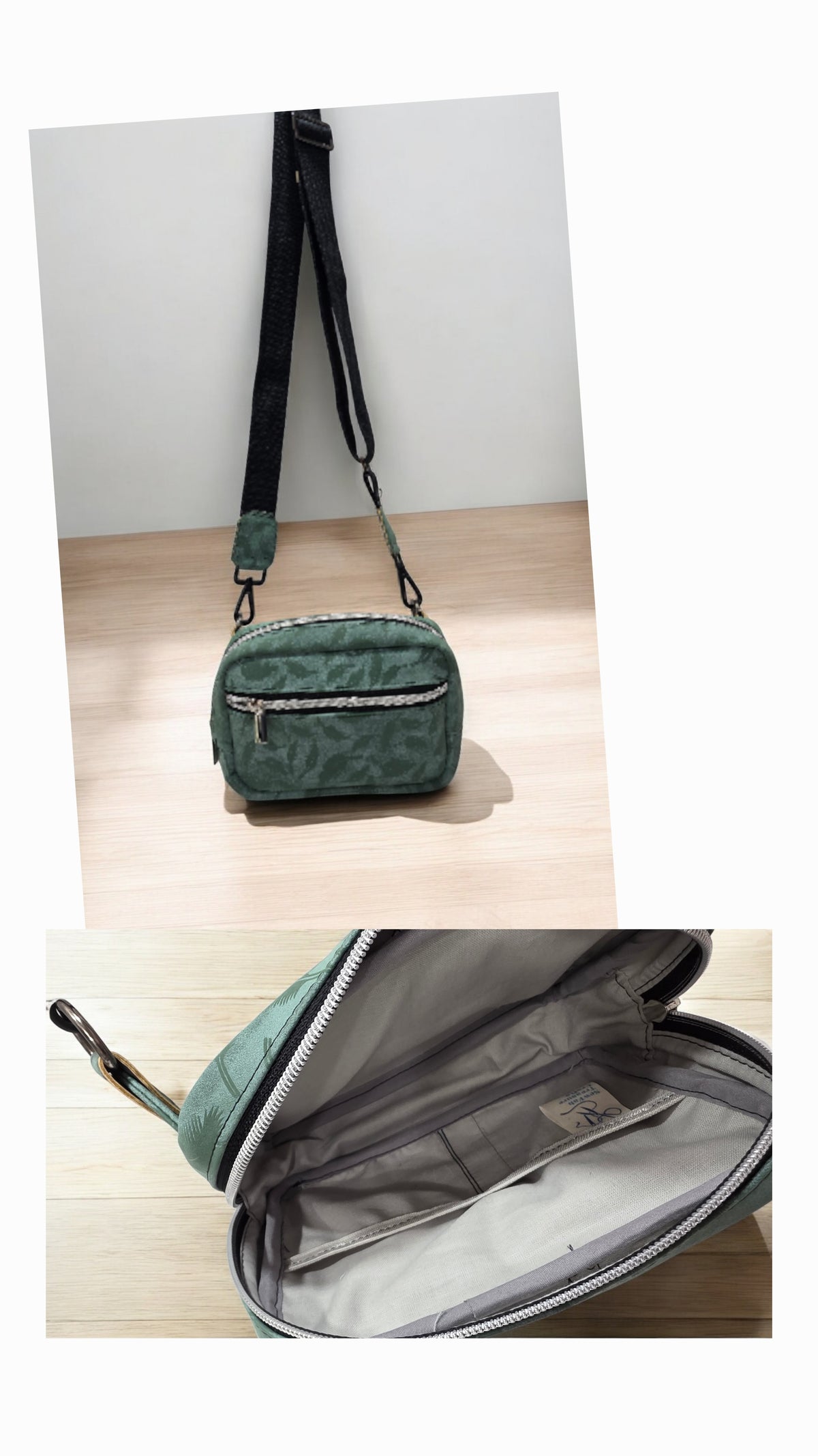 Cross-body and waist bag (all in one)