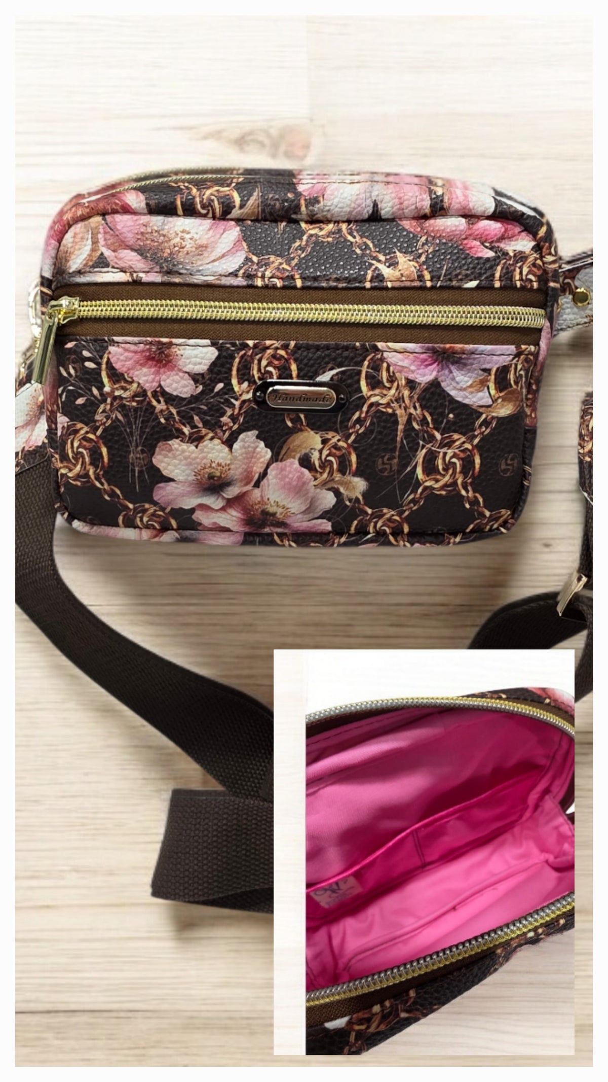 Cross-body and waist bag (all in one)